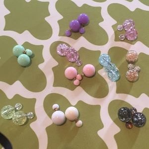 Double sided earrings